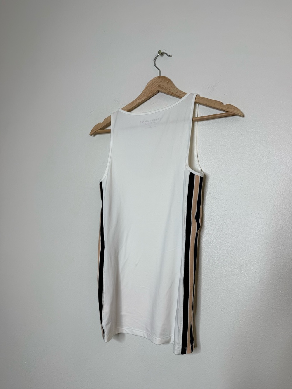 Athleta Derek Lam Layer Up Fitted Tank varsity stripe size xs - Picture 6 of 10